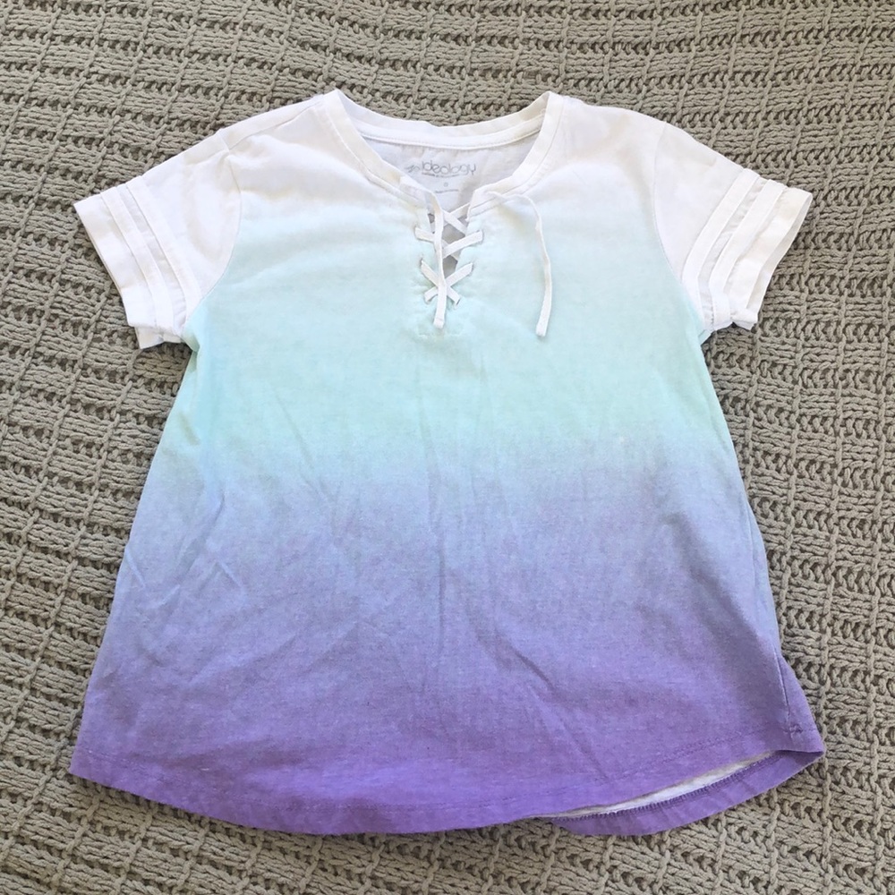 Ideology | Ombre Lace Up Tee